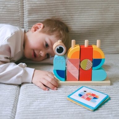 TOOKY TOY KRABAS DĖLIONĖ MEDINIS STOVELIS KALADĖLĖS BLOKAI PASTELINIAI, TH847N TOOKY TOY KRABAS DĖLIONĖ MEDINIS STOVELIS KALADĖLĖS BLOKAI PASTELINIAI, TH847N