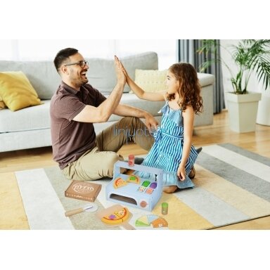 TOOKY TOY PICERIJA MEDINĖS PICŲ KEPIMO KROSNIES PRIEDAI, TK991A TOOKY TOY PICERIJA MEDINĖS PICŲ KEPIMO KROSNIES PRIEDAI, TK991A