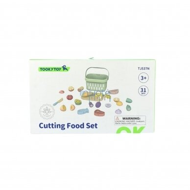 TOOKY TOY MEDINIS MAISTO RINKINYS DARŽOVĖS VAISIAI, TJ537N 2 TOOKY TOY MEDINIS MAISTO RINKINYS DARŽOVĖS VAISIAI, TJ537N 2