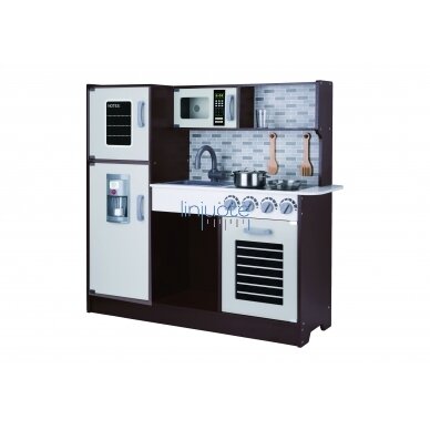 TOOKY TOY MEDINĖ VIRTUVĖ + AKSESUARAI, TK395 TOOKY TOY MEDINĖ VIRTUVĖ + AKSESUARAI, TK395