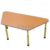 Trapecinis stalas, reguliuojamo aukščio, skirtingų spalvų