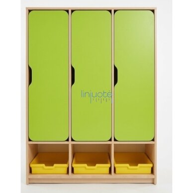 Trivietė drabužinė su dėžute batams SALOTINE ZEST50354 Trivietė drabužinė su dėžute batams SALOTINE ZEST50354
