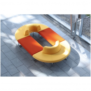 Trivietė modulinė sofa be atlošo BM 834017 5