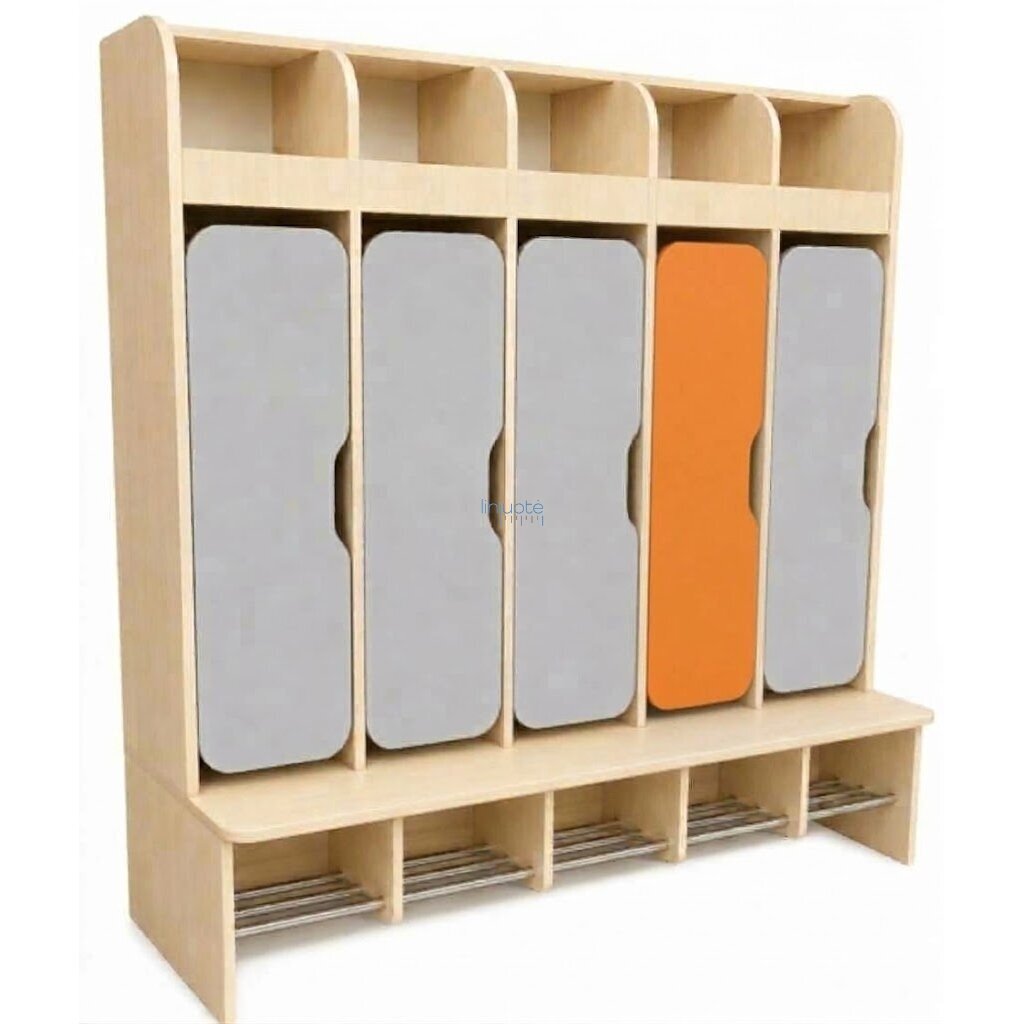 Vaikiška drabužinė "Modern" Pilka- oranžinė ZEST50043-3A