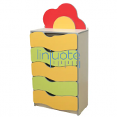 Vaikiška lentyna su stalčiais LINCP3