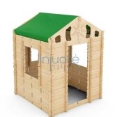 Vaikiškas medinis namelis- konstruktorius