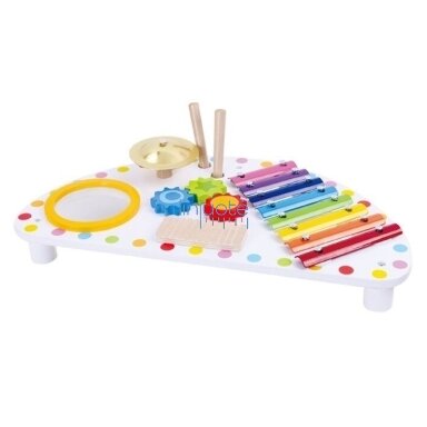 Bērnu koka daudzfunkcionāls mūzikas instruments, TKC354A Bērnu koka daudzfunkcionāls mūzikas instruments, TKC354A