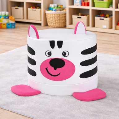 Bērnu pufs "Zebra"