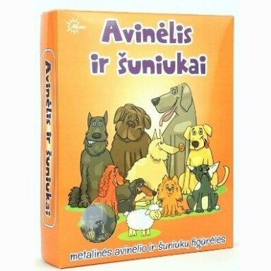 VAIKIŠKAS STALO ŽAIDIMAS, LIETUVIŲ KALBA "AVINĖLIS IR ŠUNIUKAI", 5907518337282 VAIKIŠKAS STALO ŽAIDIMAS, LIETUVIŲ KALBA "AVINĖLIS IR ŠUNIUKAI", 5907518337282