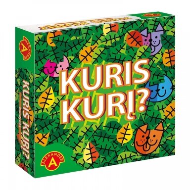 Vaikiškas stalo žaidimas, lietuvių kalba "Kuris kurį?" 5906018015393 Vaikiškas stalo žaidimas, lietuvių kalba "Kuris kurį?" 5906018015393