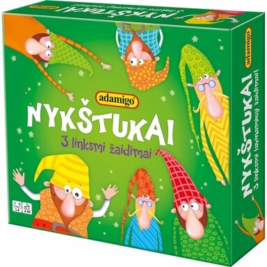 Vaikiškas stalo žaidimas, lietuvių kalba "Nykštukai", 5901738563865 Vaikiškas stalo žaidimas, lietuvių kalba "Nykštukai", 5901738563865