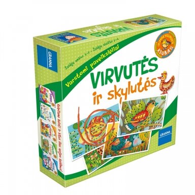 Vaikiškas stalo žaidimas, lietuvių kalba "Virvutės ir skylutės" 5900221052527 Vaikiškas stalo žaidimas, lietuvių kalba "Virvutės ir skylutės" 5900221052527