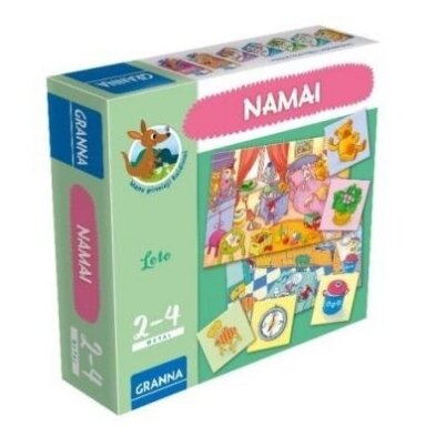 VAIKIŠKAS STALO ŽAIDIMAS, LIETUVIŲ KALBA "NAMAI", 5900221052862 VAIKIŠKAS STALO ŽAIDIMAS, LIETUVIŲ KALBA "NAMAI", 5900221052862