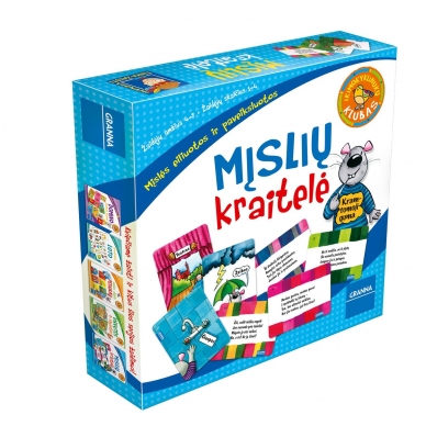 Vaikiškas stalo žaidimas, lietuvių kalba "Mįslių kraitelė" 5900221052558
