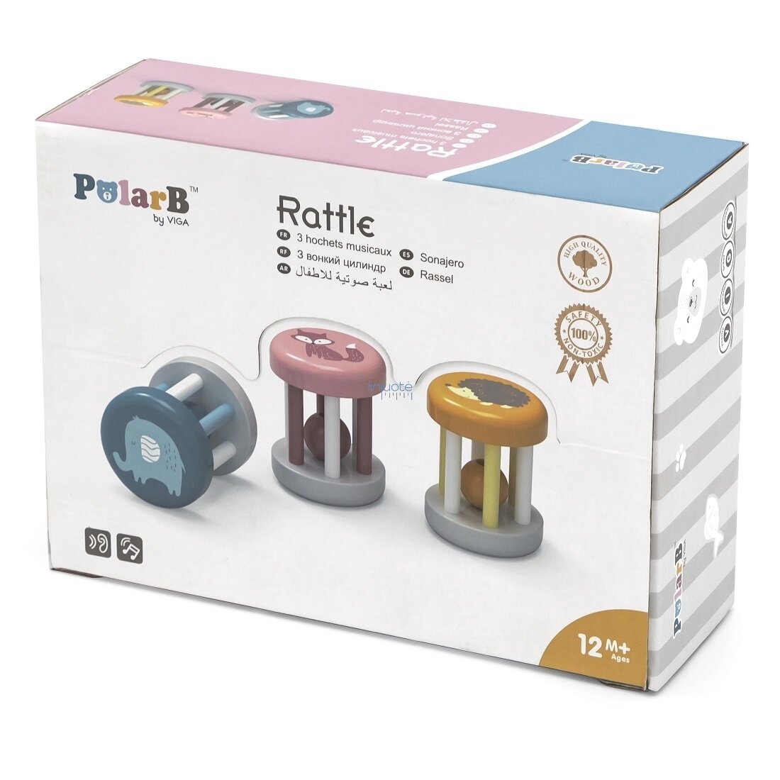 VIGA POLARB MEDINIS BARŠKUTIS SU GYVŪNAIS, 1EL., 44021 4 VIGA POLARB MEDINIS BARŠKUTIS SU GYVŪNAIS, 1EL., 44021 4