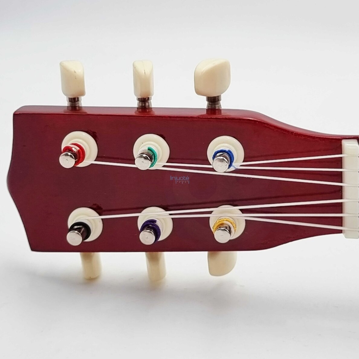 Viga Medinė Vaikiška Gitara 21 colio, 6 stygų, Natūrali 50692 4