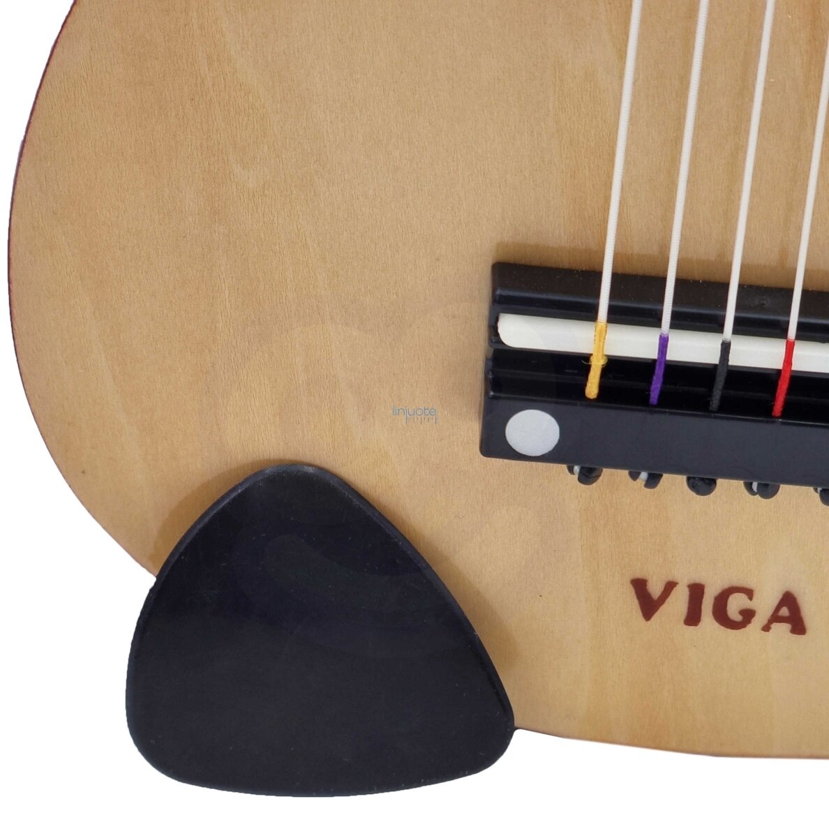 Viga Medinė Vaikiška Gitara 21 colio, 6 stygų, Natūrali 50692 6