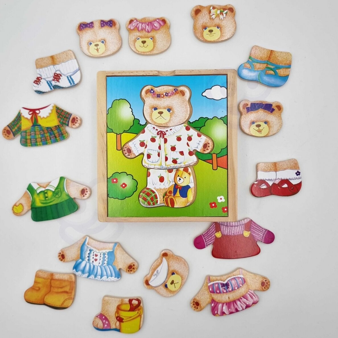 Loginė dėlionė "Aprenk meškiuką", 56403 1 Loginė dėlionė "Aprenk meškiuką", 56403 1
