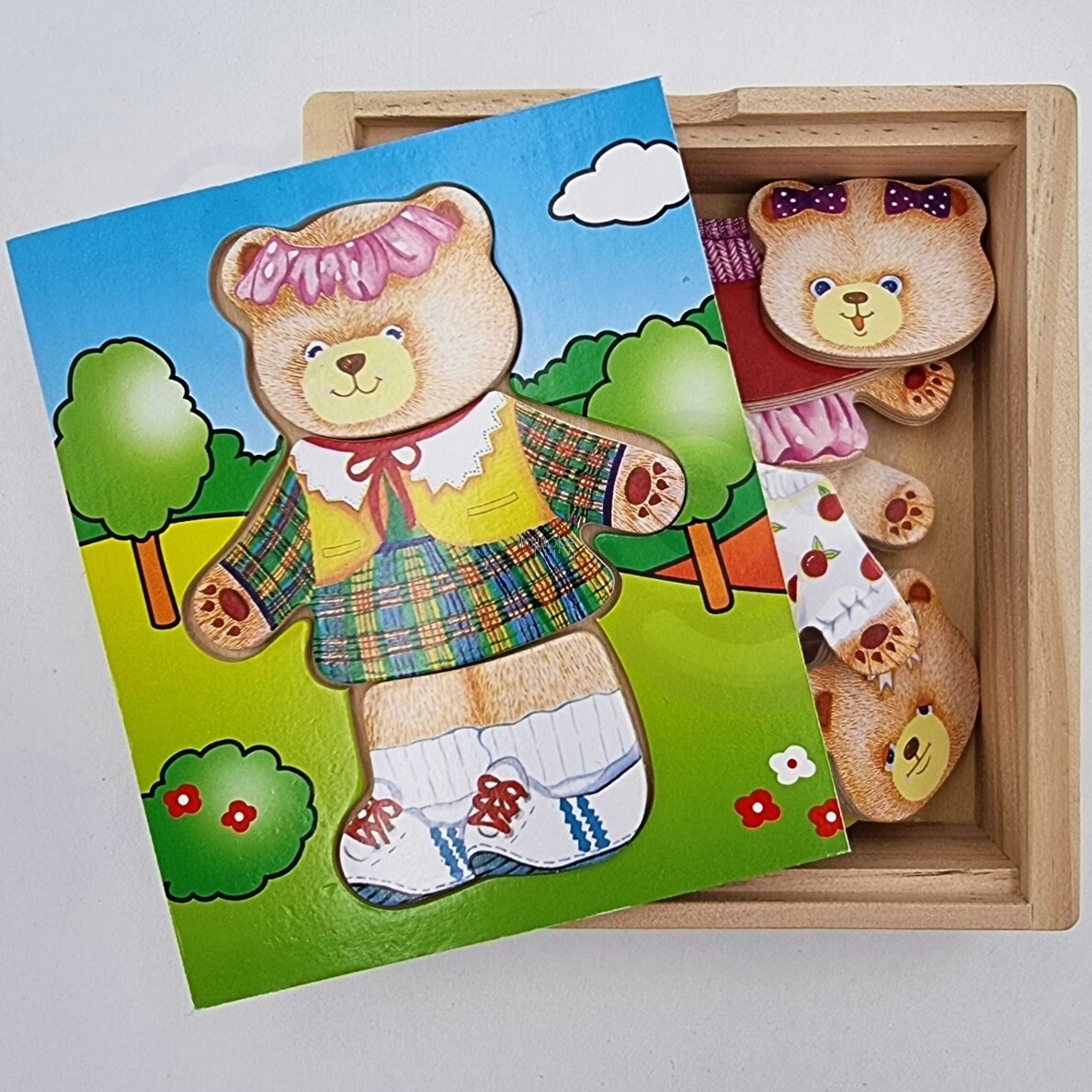 Loginė dėlionė "Aprenk meškiuką", 56403 3 Loginė dėlionė "Aprenk meškiuką", 56403 3