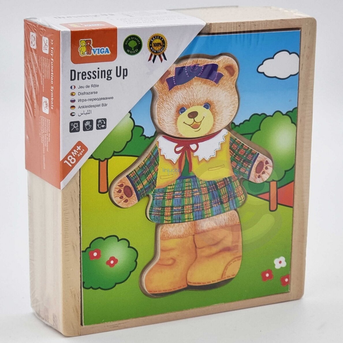 Loginė dėlionė "Aprenk meškiuką", 56403 5 Loginė dėlionė "Aprenk meškiuką", 56403 5