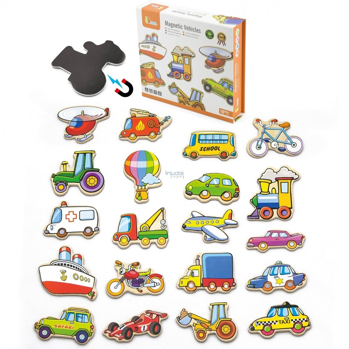 MEDINIAI MAGNETUKAI - TRANSPORTAS, 58924N 9
