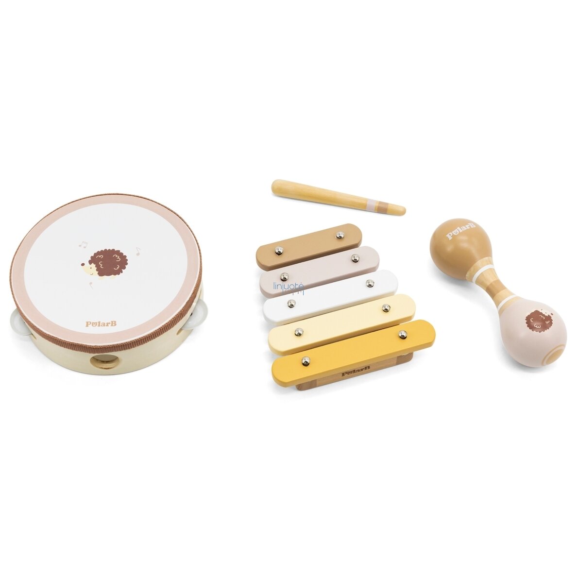 VIGA POLARB MUZIKINIŲ INSTRUMENTŲ RINKINYS SU EŽIUKU, 44233N 1 VIGA POLARB MUZIKINIŲ INSTRUMENTŲ RINKINYS SU EŽIUKU, 44233N 1