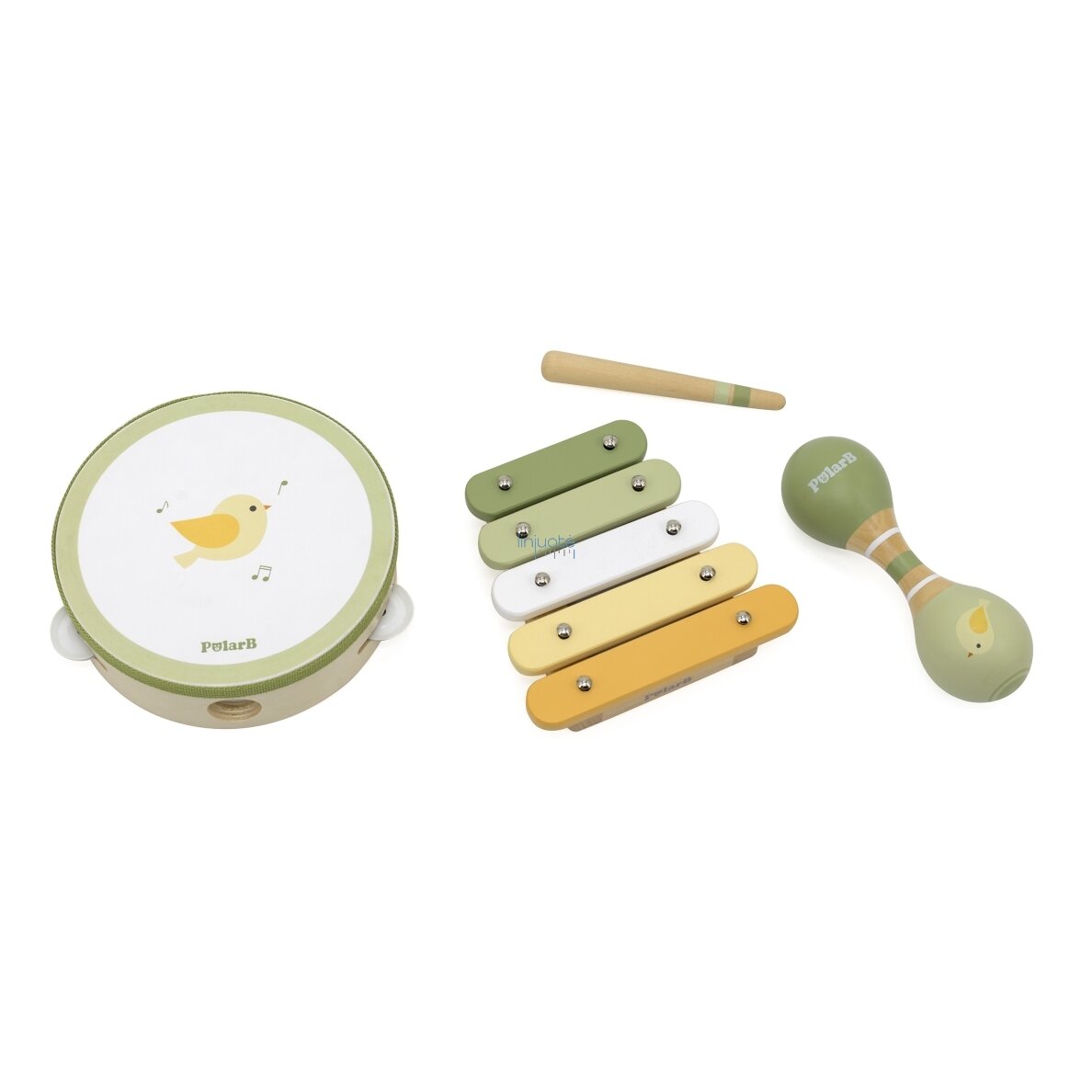 VIGA POLARB MUZIKOS INSTRUMENTŲ RINKINYS SU PAUKŠČIU, 44213N 1 VIGA POLARB MUZIKOS INSTRUMENTŲ RINKINYS SU PAUKŠČIU, 44213N 1
