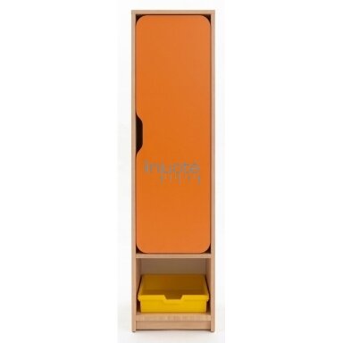 Vienvietė drabužinė su dėžute batams, Oranžinė ZEST50351 Vienvietė drabužinė su dėžute batams, Oranžinė ZEST50351