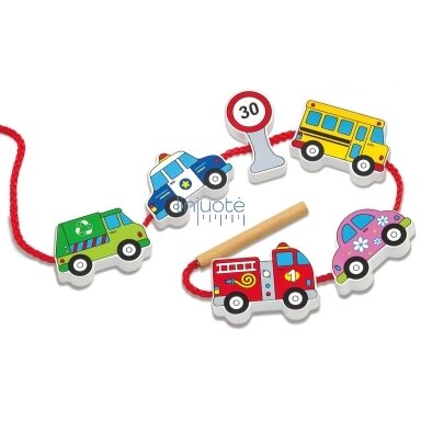 VIGA MEDINIS VERPALŲ IR AUTOMOBILIŲ MONTESSORI ŽAIDIMAS, 59851N VIGA MEDINIS VERPALŲ IR AUTOMOBILIŲ MONTESSORI ŽAIDIMAS, 59851N