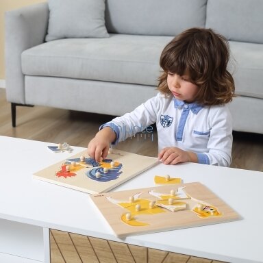 Montessori dėlionė "Gaidys" 44610 Montessori dėlionė "Gaidys" 44610