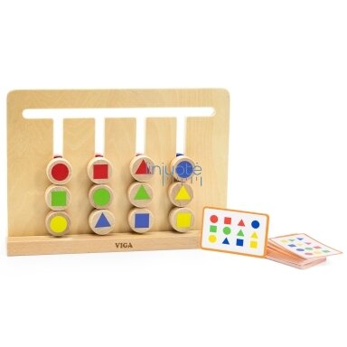 VIGA MONTESSORI LOGINIS SPALVŲ ŽAIDIMAS, 44707 VIGA MONTESSORI LOGINIS SPALVŲ ŽAIDIMAS, 44707
