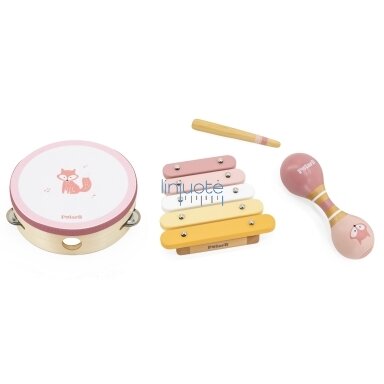 MEDINIS MUZIKOS INSTRUMENTŲ RINKINYS, 3 EL, 44214N MEDINIS MUZIKOS INSTRUMENTŲ RINKINYS, 3 EL, 44214N
