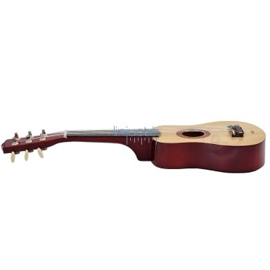 Viga Medinė Vaikiška Gitara 21 colio, 6 stygų, Natūrali 50692 3