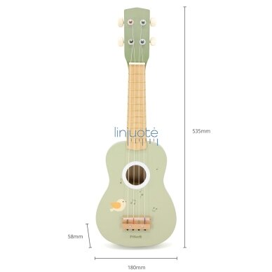 VIGA MEDINĖ VAIKIŠKA GITARA ŽALIA SU NATOMIS, 442750 3 VIGA MEDINĖ VAIKIŠKA GITARA ŽALIA SU NATOMIS, 442750 3
