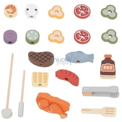 VIGA Medinis BBQ Grilinimo Rinkinys 44294 2
