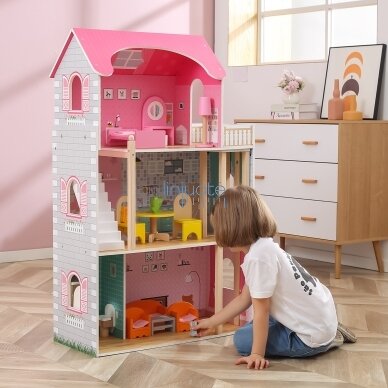 DIDELIS MEDINIS LĖLIŲ NAMELIS, 44570 5 DIDELIS MEDINIS LĖLIŲ NAMELIS, 44570 5