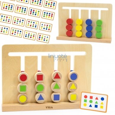VIGA MONTESSORI LOGINIS SPALVŲ ŽAIDIMAS, 44707