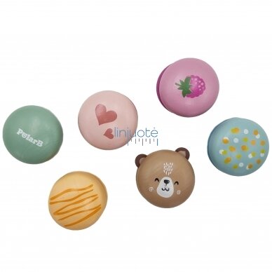 MEDINIS MACARONS SAUSAINIŲ PJAUSTYMO RINKINYS, 6 EL, 44087 4