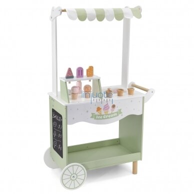 MEDINIS MOBILUSIS LEDŲ SALONAS, ŽALIAS, 44100 2 MEDINIS MOBILUSIS LEDŲ SALONAS, ŽALIAS, 44100 2