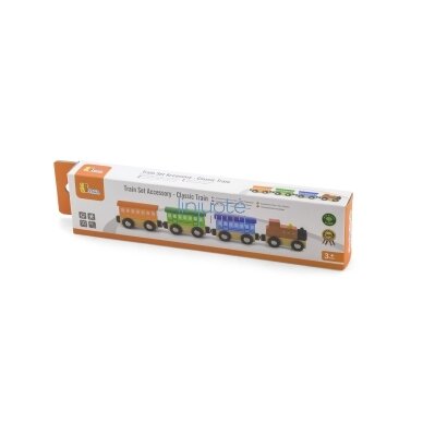 VIGA Geležinkelių priedų rinkinys - klasikinis traukinys 2 VIGA Geležinkelių priedų rinkinys - klasikinis traukinys 2