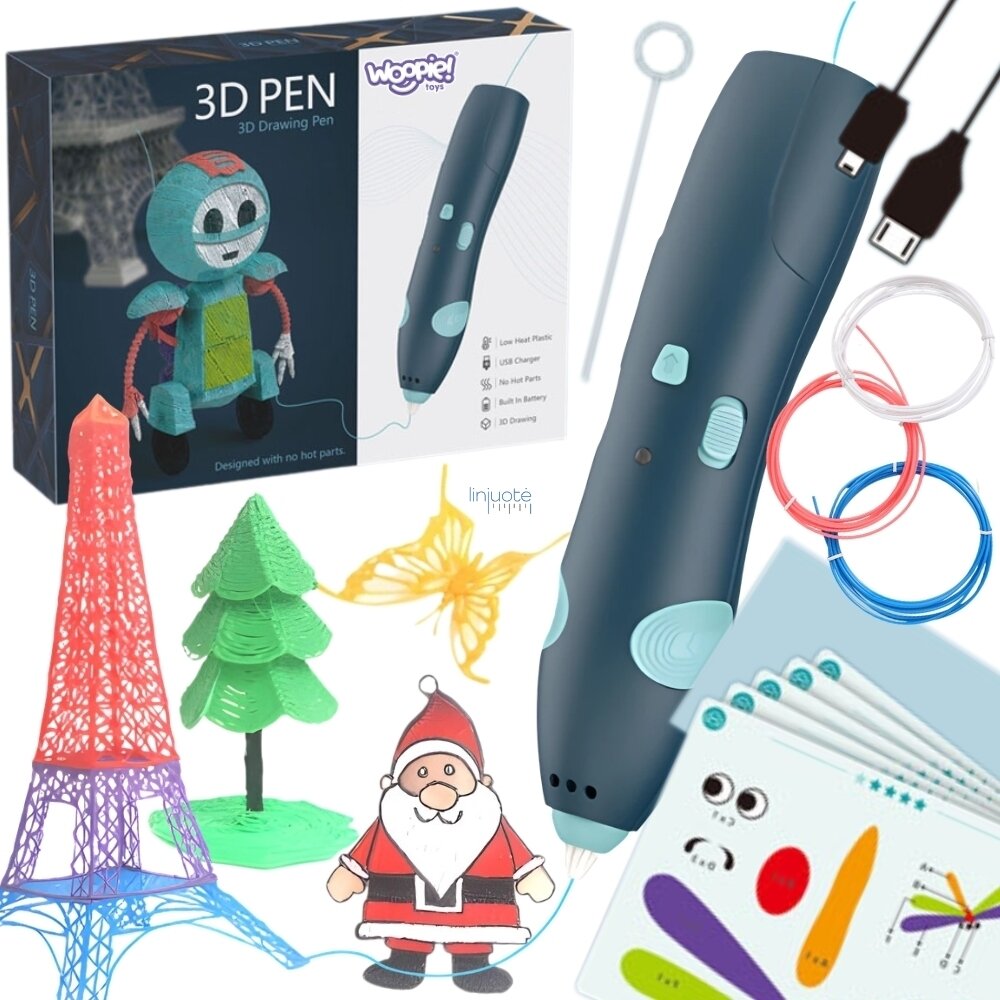 3D Pieštukas, įkraunamas USB 5618 1