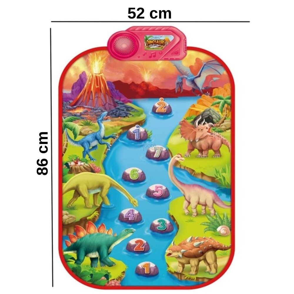 WOOPIE DIDELIS MUZIKINIS KILIMĖLIS FORTEPIJONAS XL DINOZAURAI INTERAKTYVUS, 53385 3 WOOPIE DIDELIS MUZIKINIS KILIMĖLIS FORTEPIJONAS XL DINOZAURAI INTERAKTYVUS, 53385 3