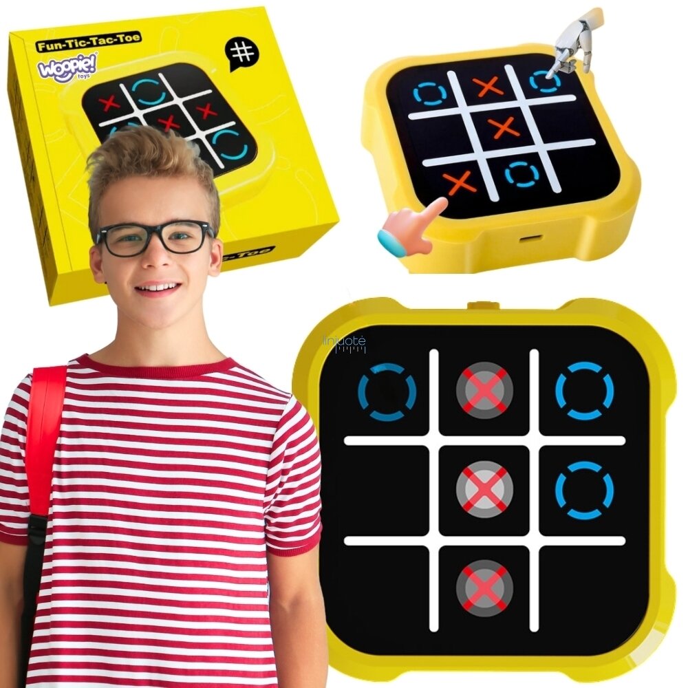 WOOPIE Elektroninis Žaidimas „Kryžiukai–Nuliukai“ 4in1 56737