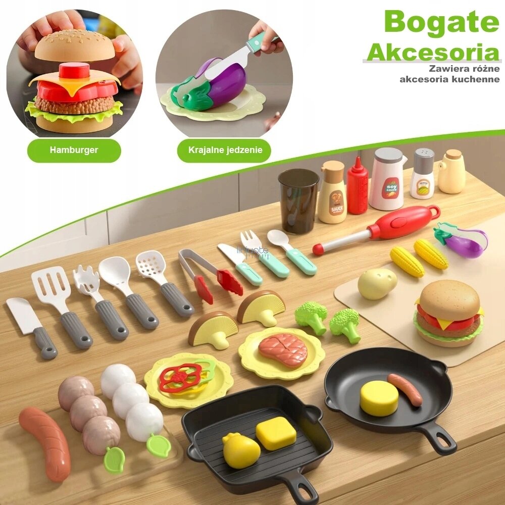 WOOPIE GRILL BARBECUE SODO VIRTUVĖ - INTERAKTYVUS GARAS LED KOMPLEKTAS XL 41 EL., 55174 7