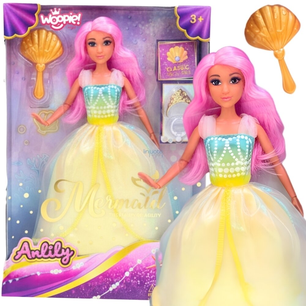 WOOPIE ROYAL Lėlė Lili Princesė iš Pasakų Okeano, 58038 WOOPIE ROYAL Lėlė Lili Princesė iš Pasakų Okeano, 58038