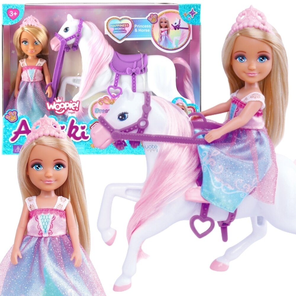 WOOPIE ROYAL Komplektas Princesė su Arkliu, 57673
