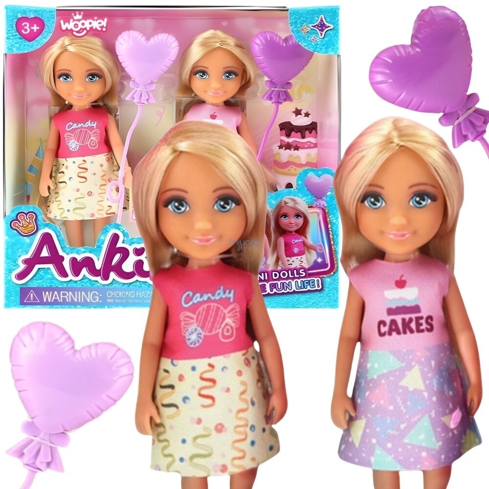 WOOPIE ROYAL Gimtadienio rinkinys su dviem lėlytėmis - Candy ir Cakes, 57680