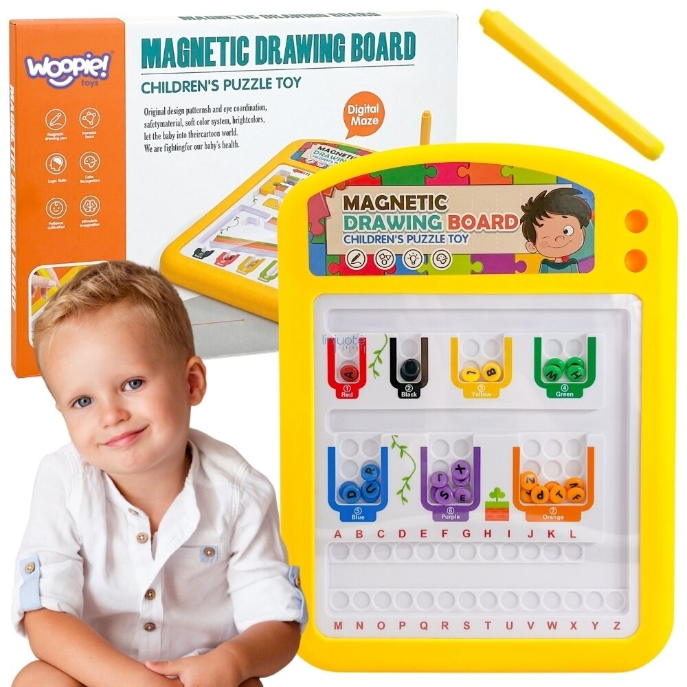 WOOPIE Magnetinė Montessori Piešimo Lenta, 55785