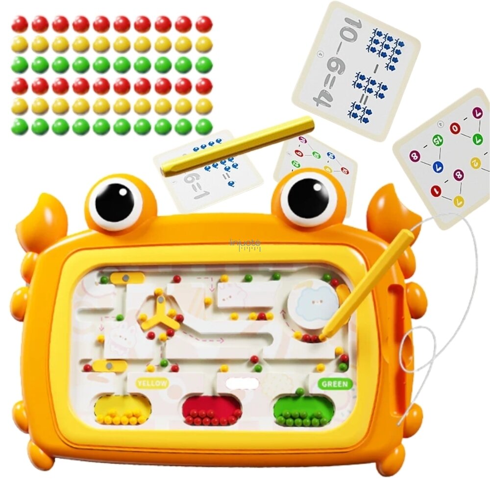 WOOPIE Magnetinė Montessori Lentelė Krabo Labirintas Oranžinė, 55808 WOOPIE Magnetinė Montessori Lentelė Krabo Labirintas Oranžinė, 55808