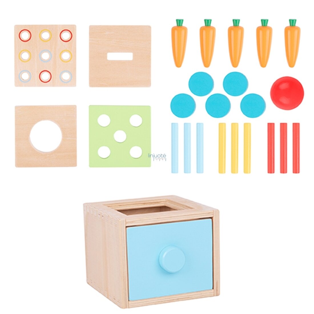 WOOPIE GREEN MEDINIS EDUKACINIS STALČIUS MONTESSORI, 49638  2